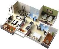 In apartment- 2 BHK flat on rent-