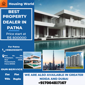 Buy Best Property in Patna by Housing World with Accomplished Team