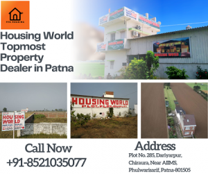 Buy land from Housing World in Patna and fulfil your dreams