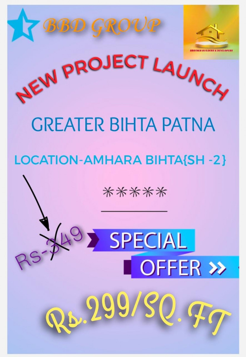 Pre-launching Offer @-299-/sq Ft. 